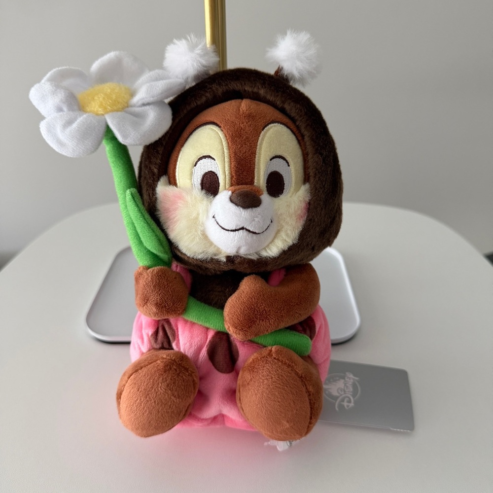 NWT - Disney Store Japan Flower Chip (and Dale) Plush!